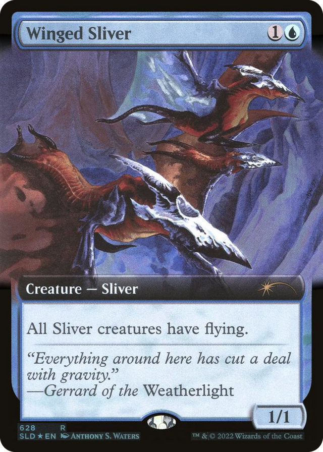 0628 Winged Sliver (Extended Art) R Secret Lair Drop Series