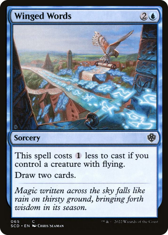0065 Winged Words C Starter Commander Decks