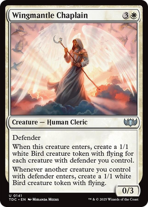 0141 Wingmantle Chaplain U Commander: Tarkir: Dragonstorm