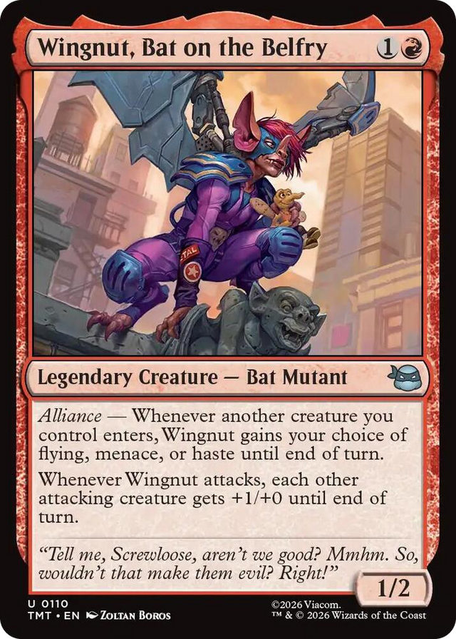 0110 Wingnut, Bat on the Belfry U Teenage Mutant Ninja Turtles