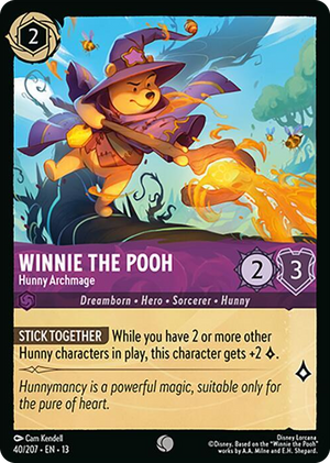 0040 Winnie the Pooh - Hunny Archmage Common Attack of the Vine!