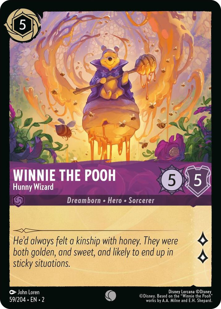 0059 Winnie the Pooh - Hunny Wizard Common Rise of the Floodborn