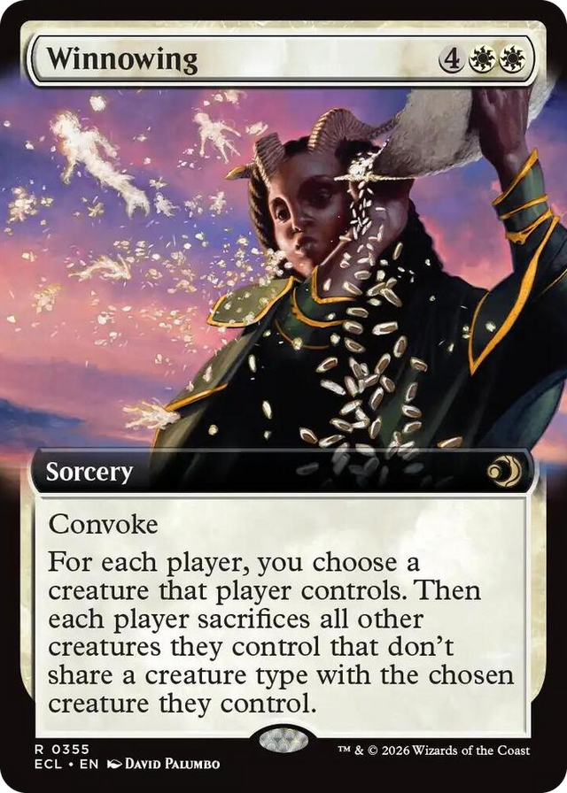 0355 Winnowing (Extended Art) R Lorwyn Eclipsed