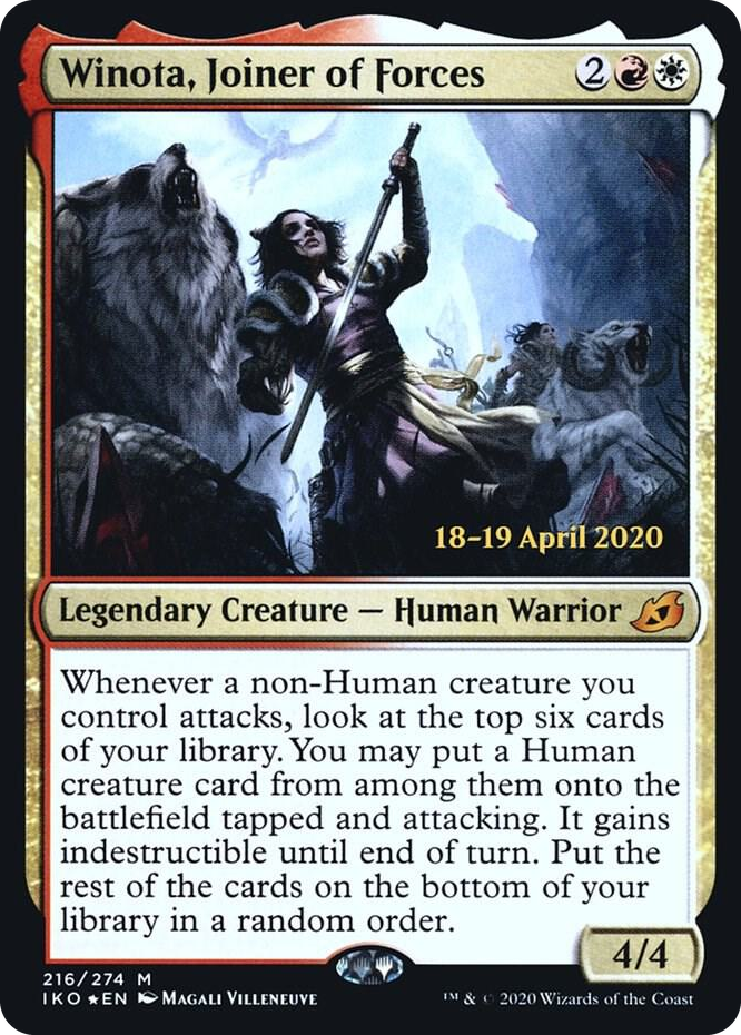 0216 Winota, Joiner of Forces M Prerelease Cards