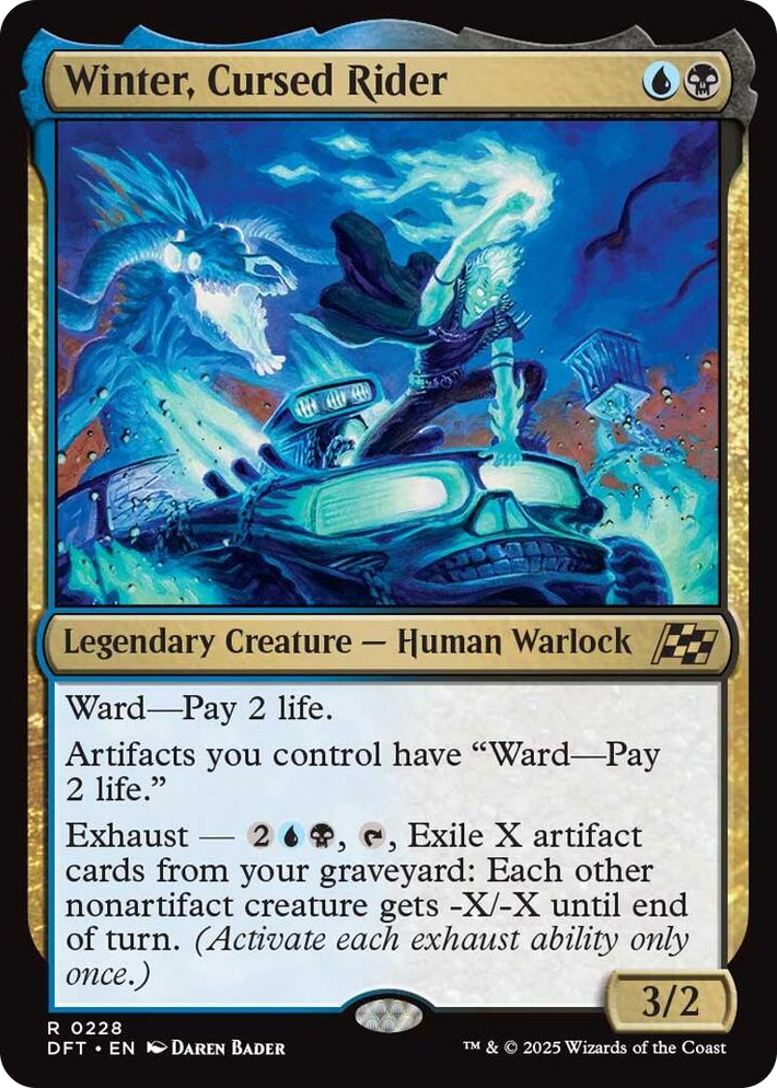 0228 Winter, Cursed Rider R Aetherdrift