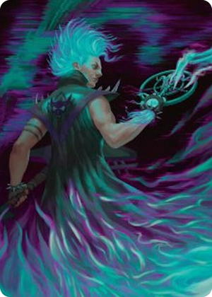 0007 Winter, Cursed Rider Art Card S Art Series: Aetherdrift