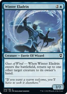 0104 Winter Eladrin C Commander Legends: Battle for Baldur's Gate