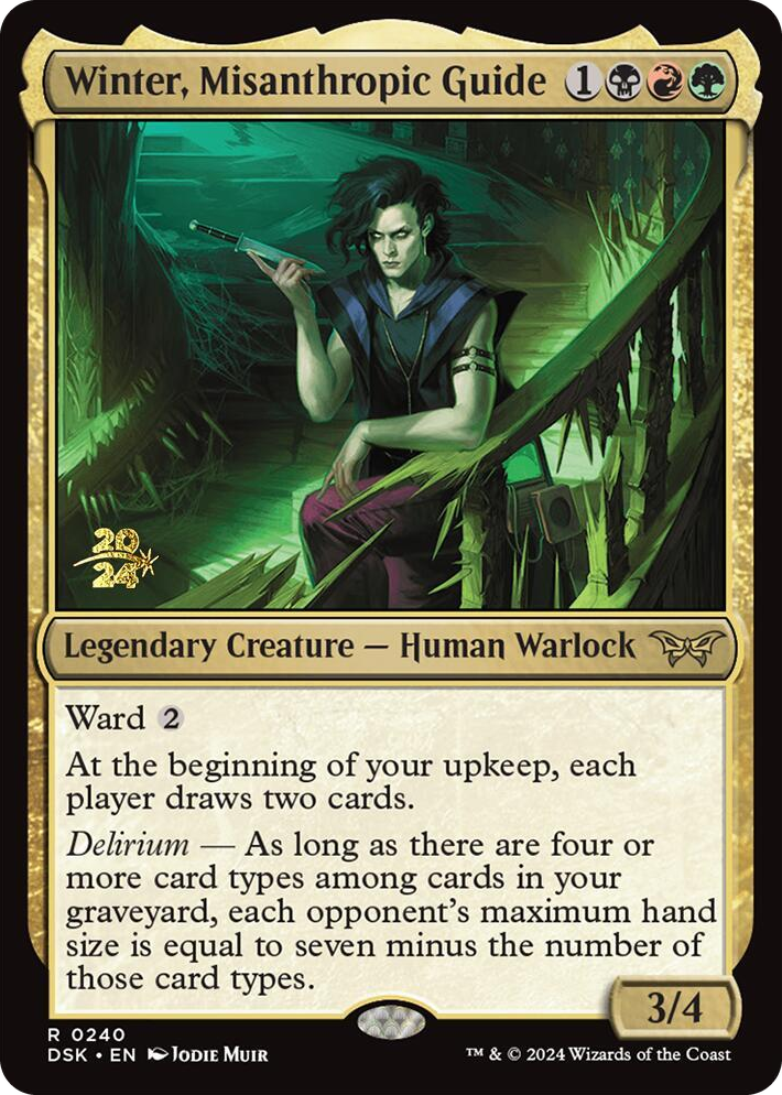 0240 Winter, Misanthropic Guide R Prerelease Cards