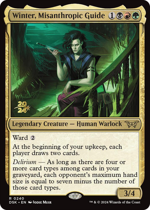 0240 Winter, Misanthropic Guide R Prerelease Cards