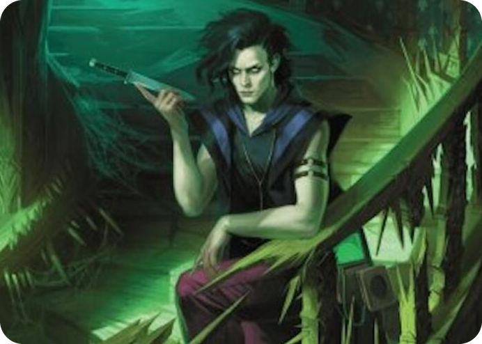 Winter, Misanthropic Guide Art Card #24 S - Art Series: Duskmourn: House of Horror Pokemon card
