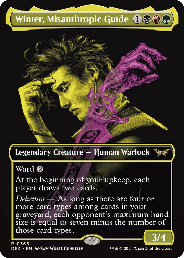 Winter, Misanthropic Guide (Showcase) #365 R - Duskmourn: House of Horror Pokemon card