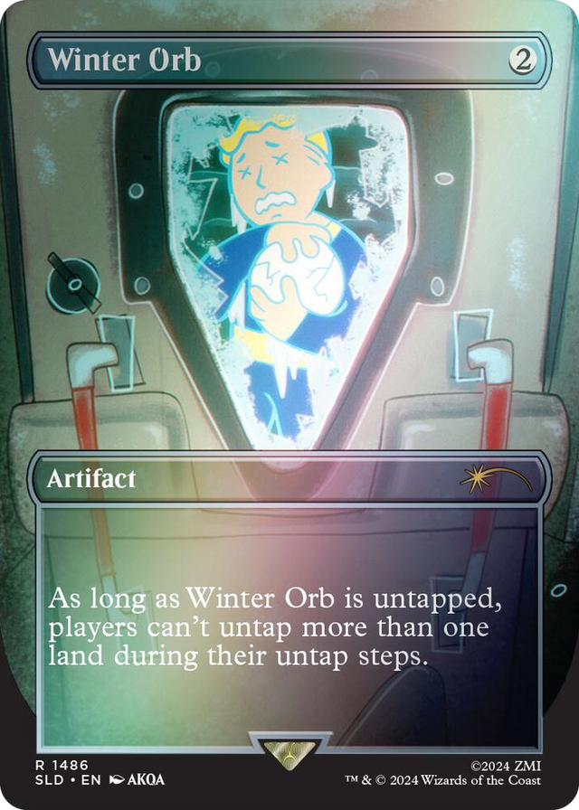 1486 Winter Orb (1486) (Rainbow Foil) R Secret Lair Drop Series