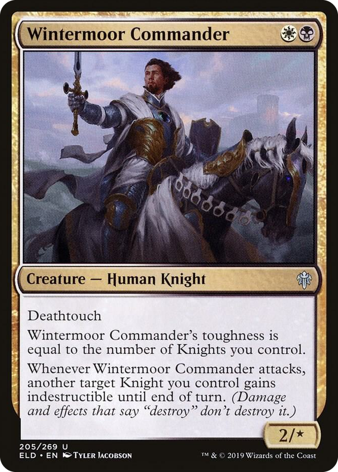 0205 Wintermoor Commander U Throne of Eldraine