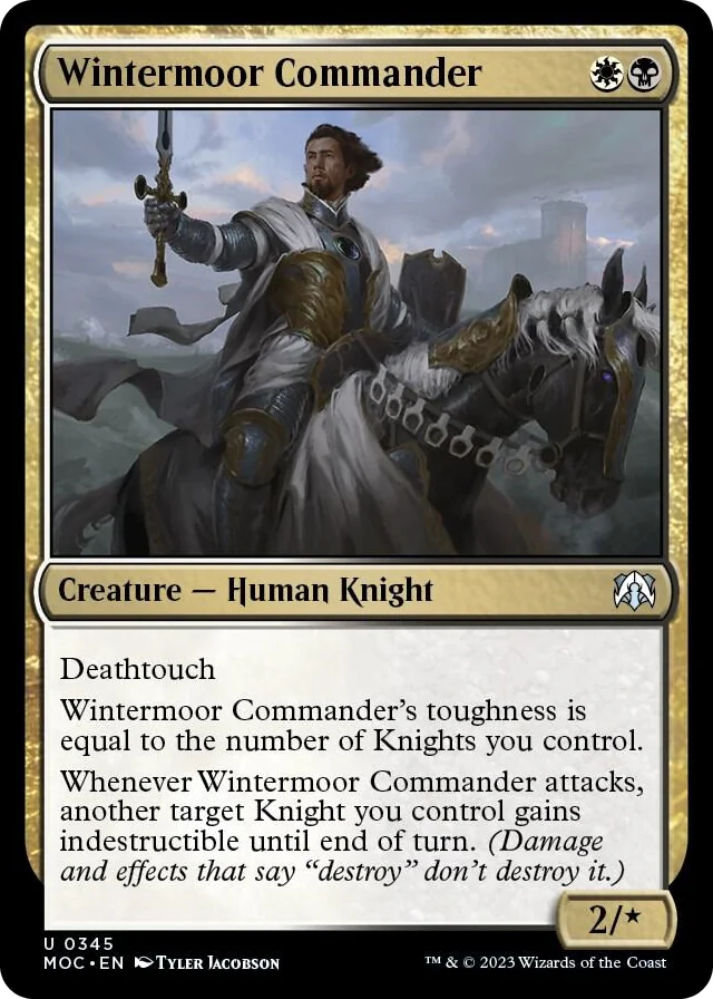 0345 Wintermoor Commander U Commander: March of the Machine