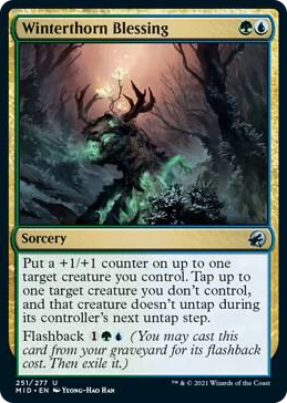 0251 Winterthorn Blessing U Innistrad: Midnight Hunt