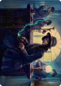0015 Wiretapping Art Card S Art Series: Streets of New Capenna