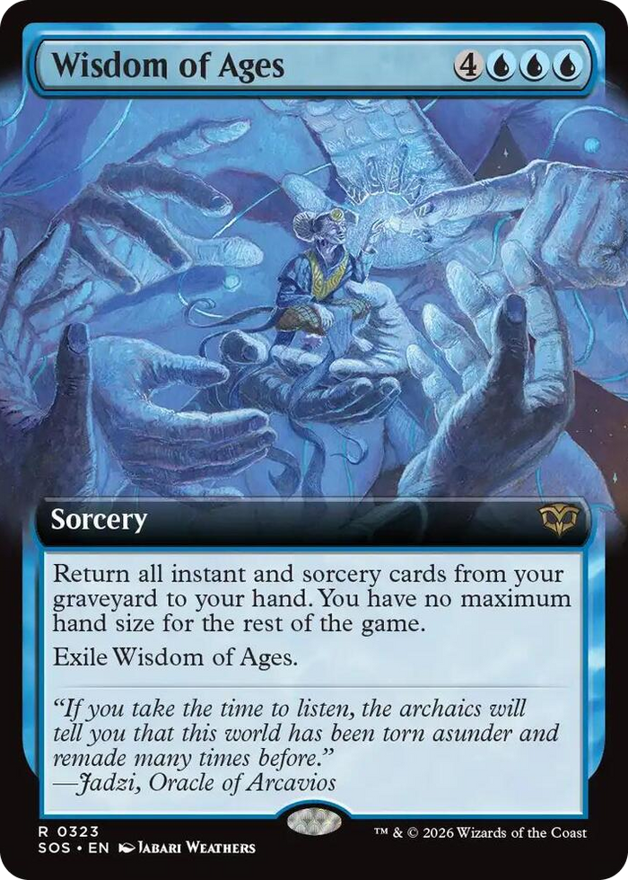 Wisdom of Ages (Extended Art) #323 R - Secrets of Strixhaven Pokemon card