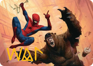 0016 Wisecrack Art Card (Gold-Stamped Signature) S Art Series: Marvel's Spider-Man