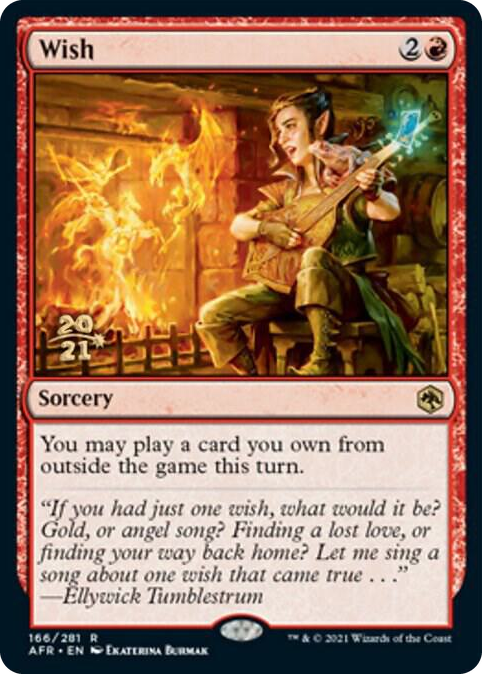 0166 Wish R Prerelease Cards
