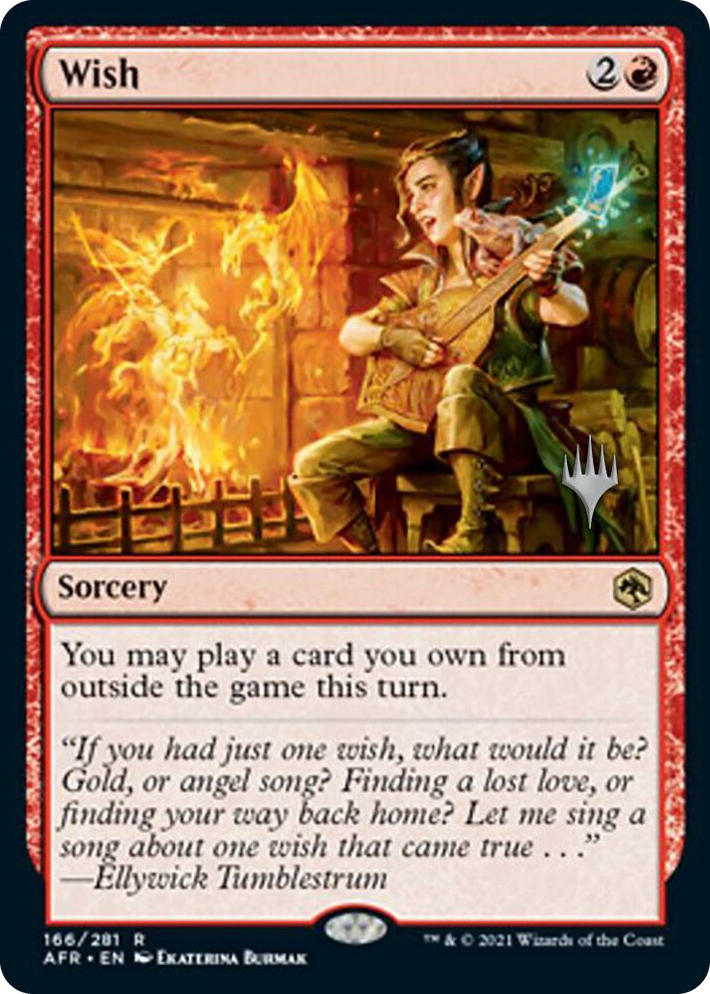0166 Wish R Promo Pack: Adventures in the Forgotten Realms