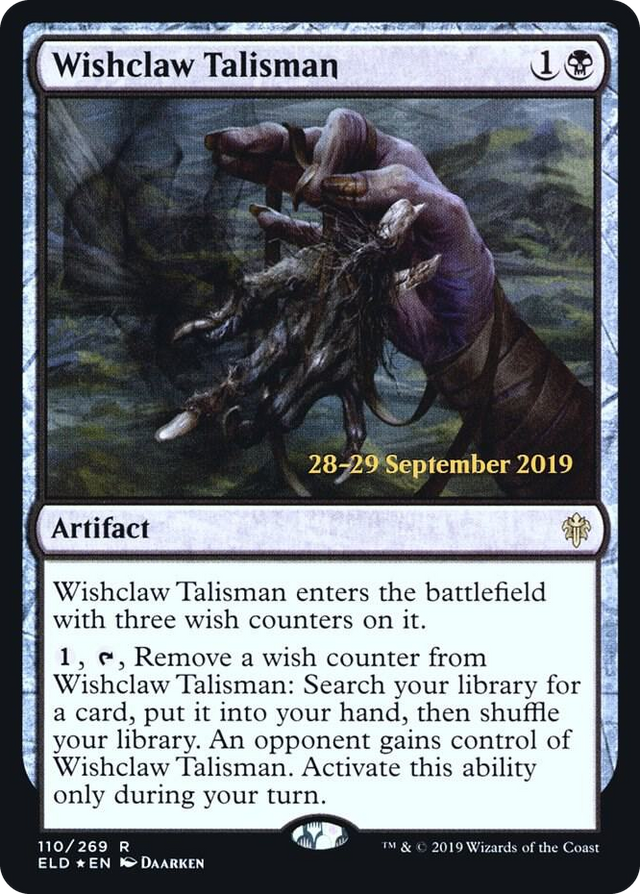 0110 Wishclaw Talisman R Prerelease Cards