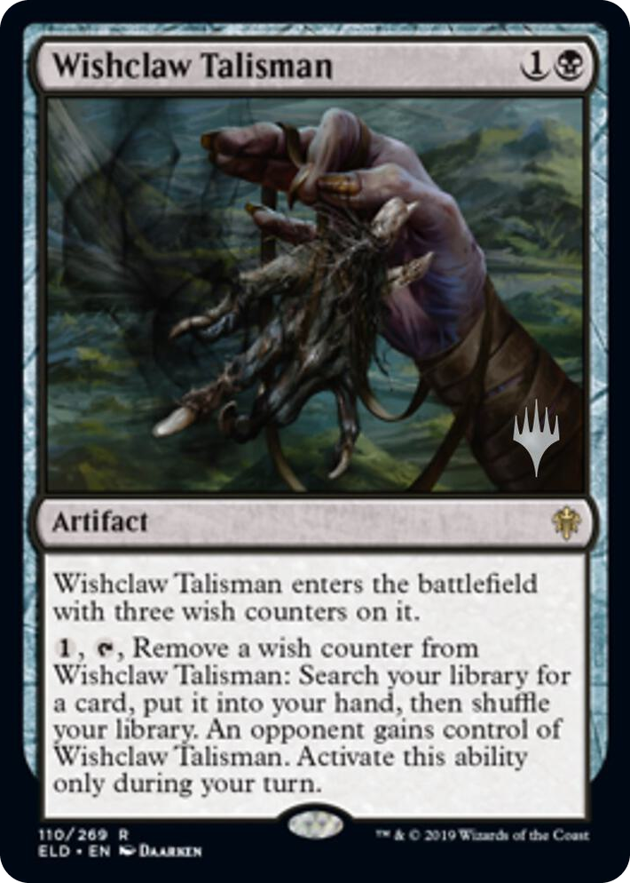 0110 Wishclaw Talisman R Promo Pack: Throne of Eldraine