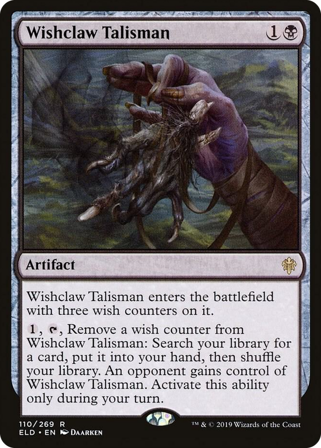 0110 Wishclaw Talisman R Throne of Eldraine