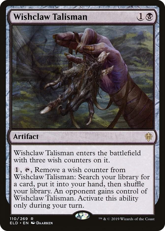 0110 Wishclaw Talisman R Throne of Eldraine