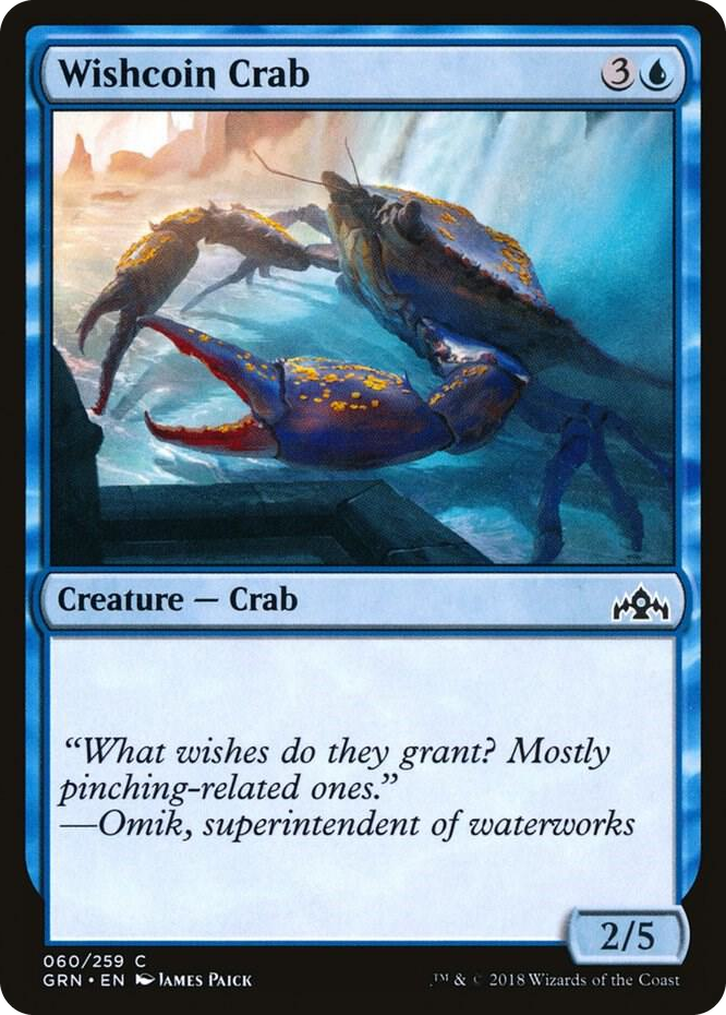 0060 Wishcoin Crab C Guilds of Ravnica