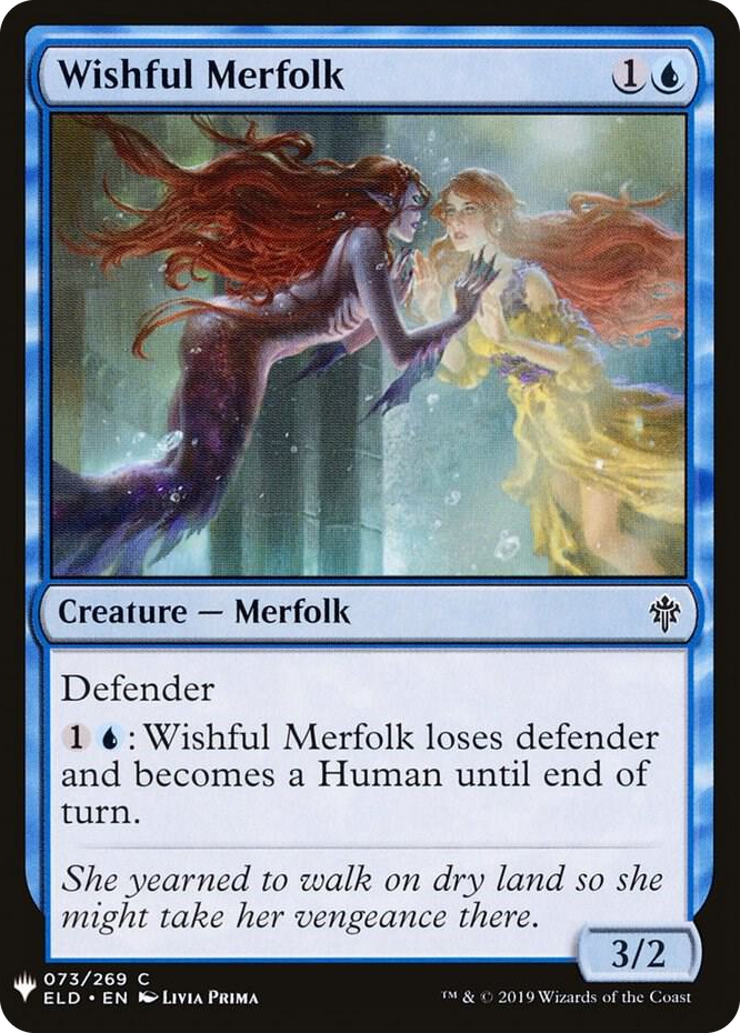0073 Wishful Merfolk C The List Reprints