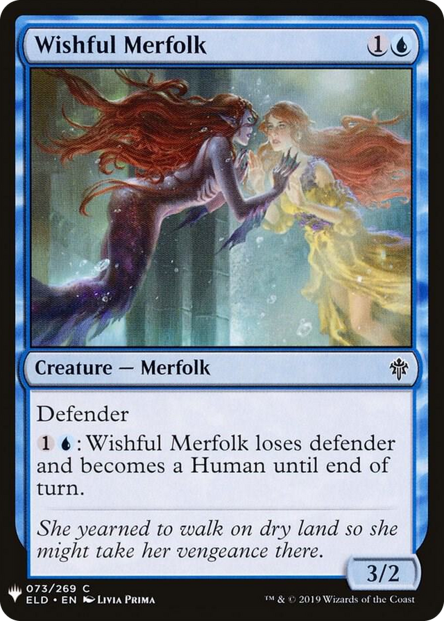 0073 Wishful Merfolk C The List Reprints