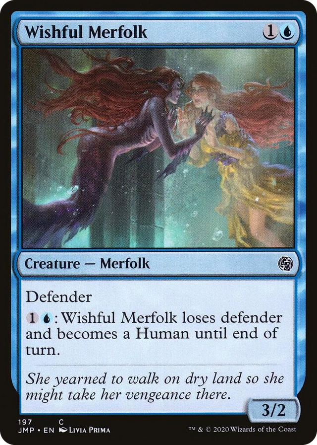 0197 Wishful Merfolk C Jumpstart