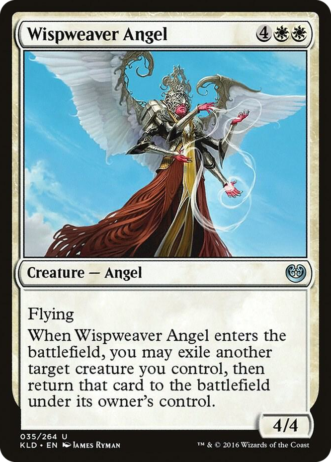 Wispweaver Angel #35 U - Kaladesh Pokemon card