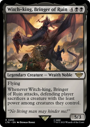 0293 Witch-king, Bringer of Ruin R Universes Beyond: The Lord of the Rings: Tales of Middle-earth
