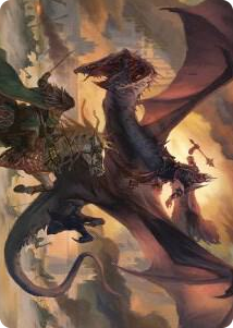 Witch-king, Bringer of Ruin Art Card #34 S - Art Series: Universes Beyond: The Lord of the Rings: Tales of Middle-earth Pokemon card