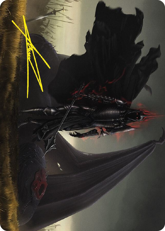 Witch-king of Angmar Art Card (Gold-Stamped Signature) #43 S - Art Series: Universes Beyond: The Lord of the Rings: Tales of Middle-earth Pokemon card