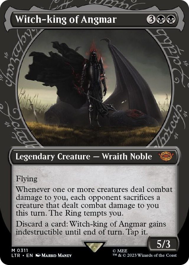 Witch-king of Angmar (Showcase) #311 M - Universes Beyond: The Lord of the Rings: Tales of Middle-earth Pokemon card