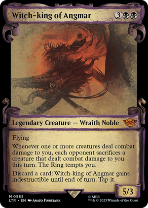 0565 Witch-king of Angmar (Showcase Scrolls) M Universes Beyond: The Lord of the Rings: Tales of Middle-earth