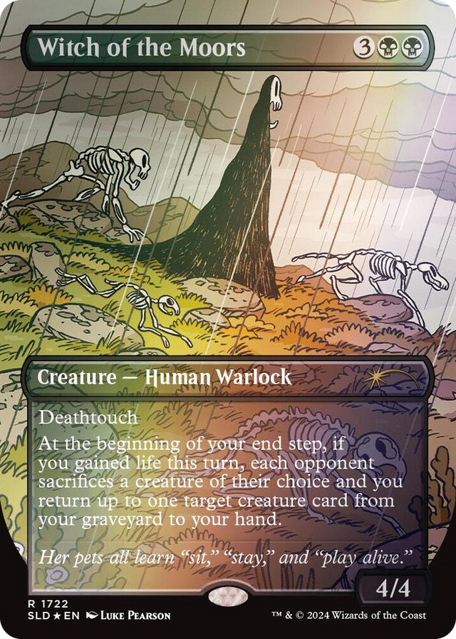 1722 Witch of the Moors (Rainbow Foil) R Secret Lair Drop Series