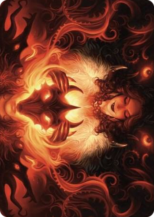 0021 Witch's Mark Art Card S Art Series: Wilds of Eldraine
