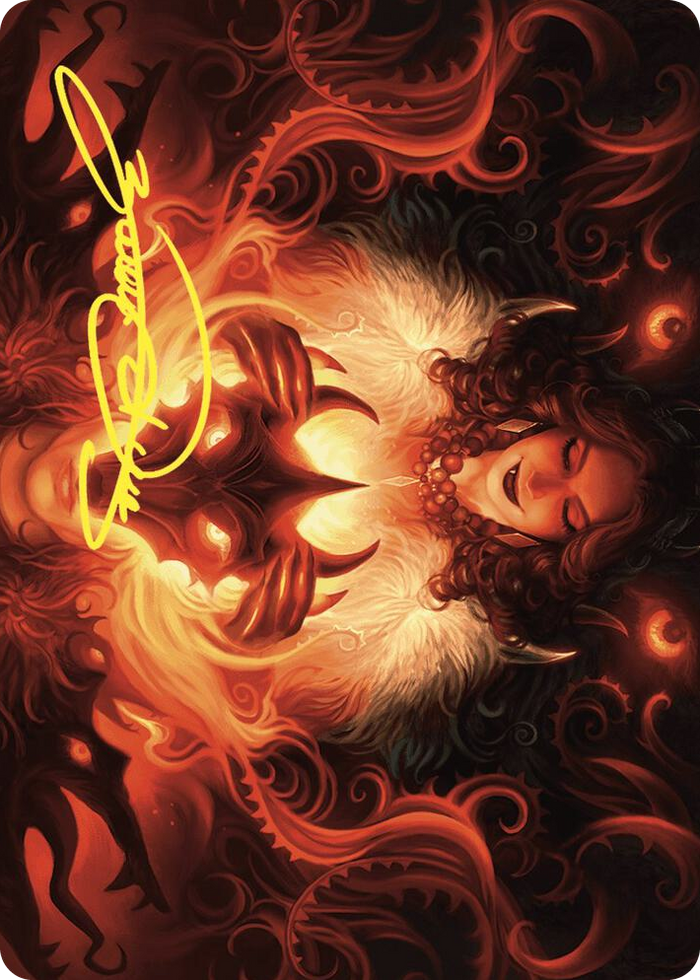 Witch's Mark Art Card (Gold-Stamped Signature) #21 S - Art Series: Wilds of Eldraine Pokemon card