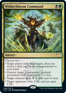 0248 Witherbloom Command R Strixhaven: School of Mages