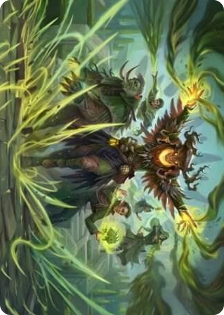0045 Witherbloom Command Art Card S Art Series: Strixhaven