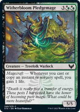 0249 Witherbloom Pledgemage C Strixhaven: School of Mages