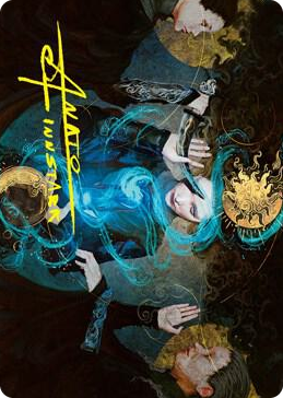 0027 Witness the Future Art Card (Gold-Stamped Signature) S Art Series: Innistrad: Crimson Vow