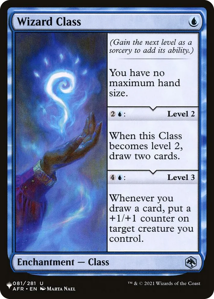 0081 Wizard Class U The List Reprints