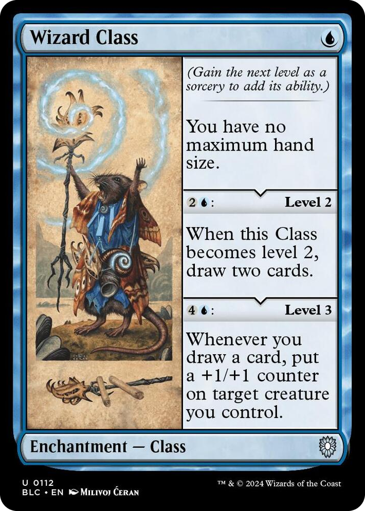 0112 Wizard Class U Commander: Bloomburrow