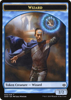 0005 Wizard Token T War of the Spark