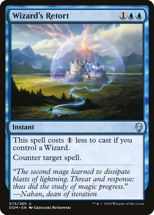 0075 Wizard's Retort U Dominaria