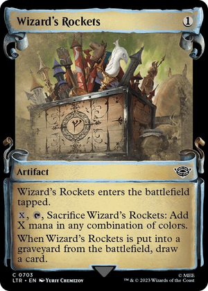0703 Wizard's Rockets (Showcase Scrolls) C Universes Beyond: The Lord of the Rings: Tales of Middle-earth